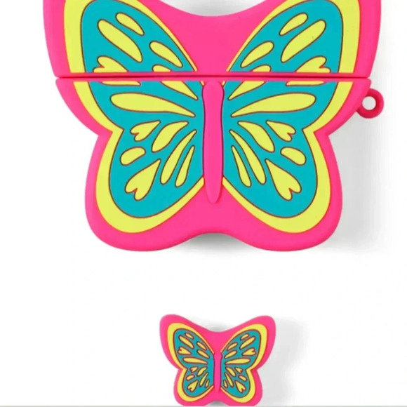 The Children's Place Colorful Girls Butterfly Wireless Earbuds 2 Piece Case Set - Picture 3 of 3